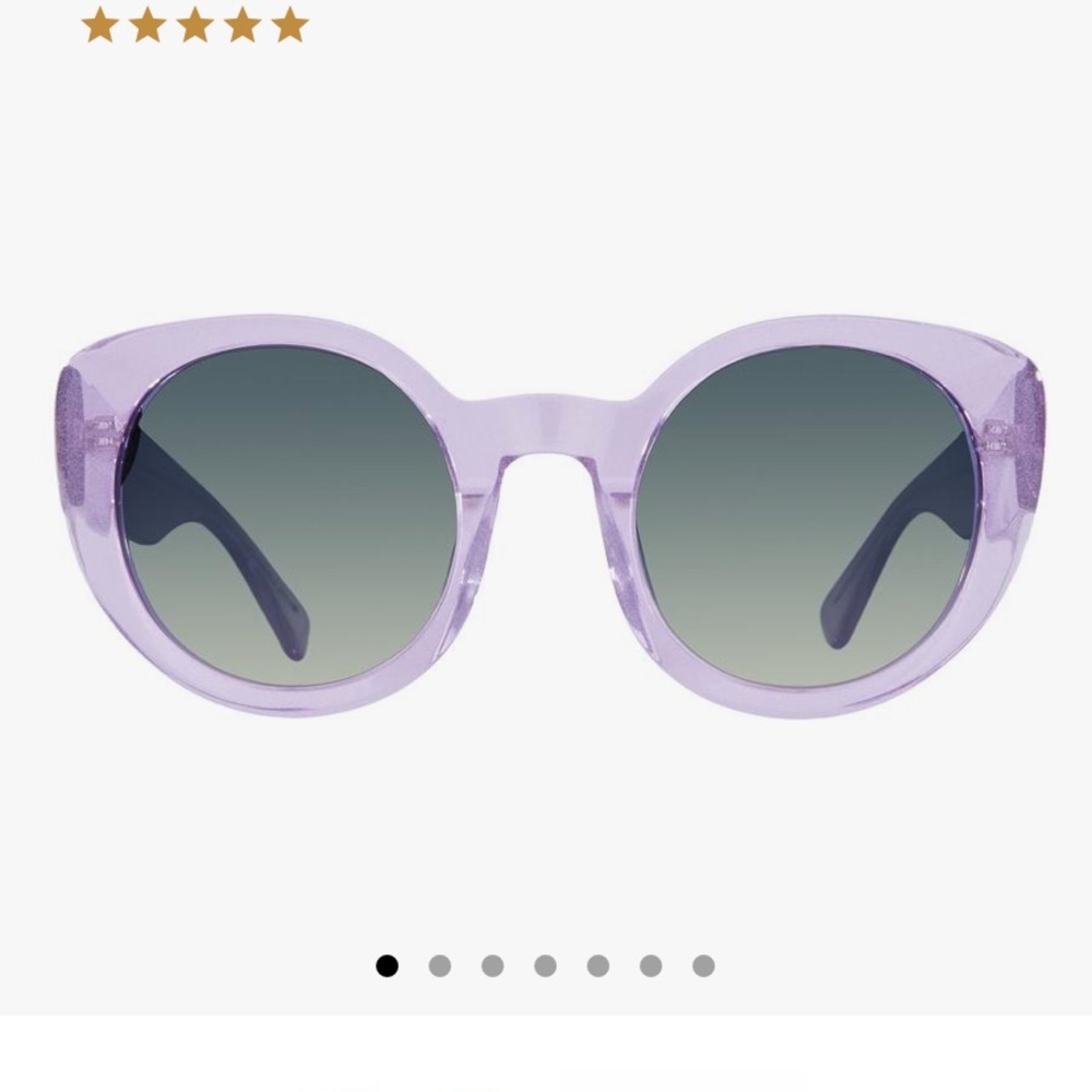 Diff Eyewear Luna Lilac Glitter Sunglasses! 💓💓